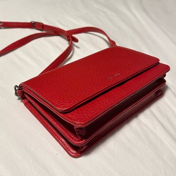 Red Matt & Nat Vegan Leather Crossbody - Picture 1 of 7